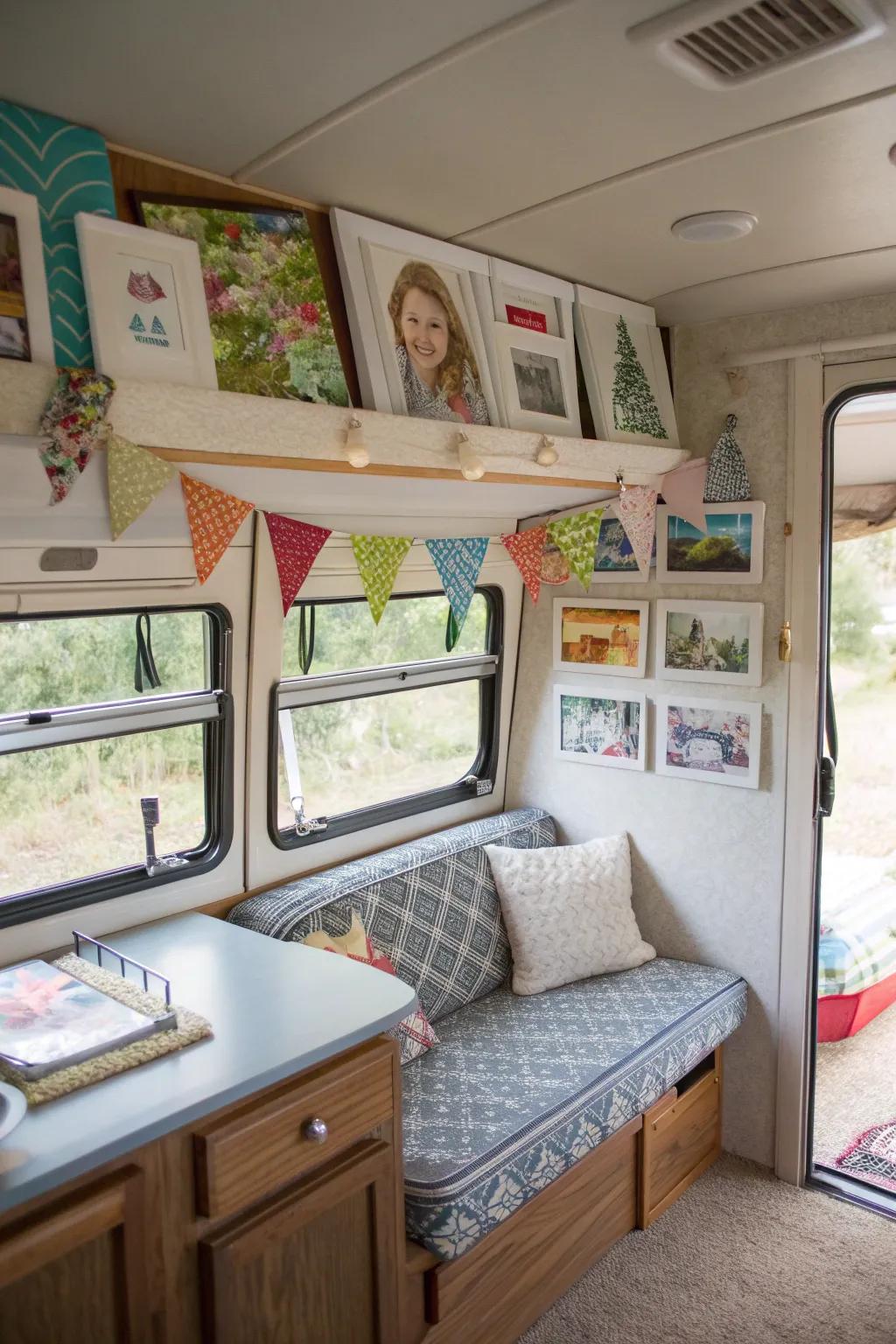 Make your camper a home with personalized touches.