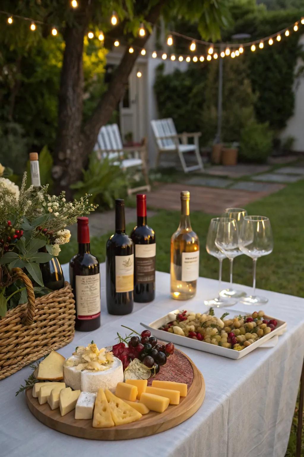 Discover new flavors with a backyard wine tasting.