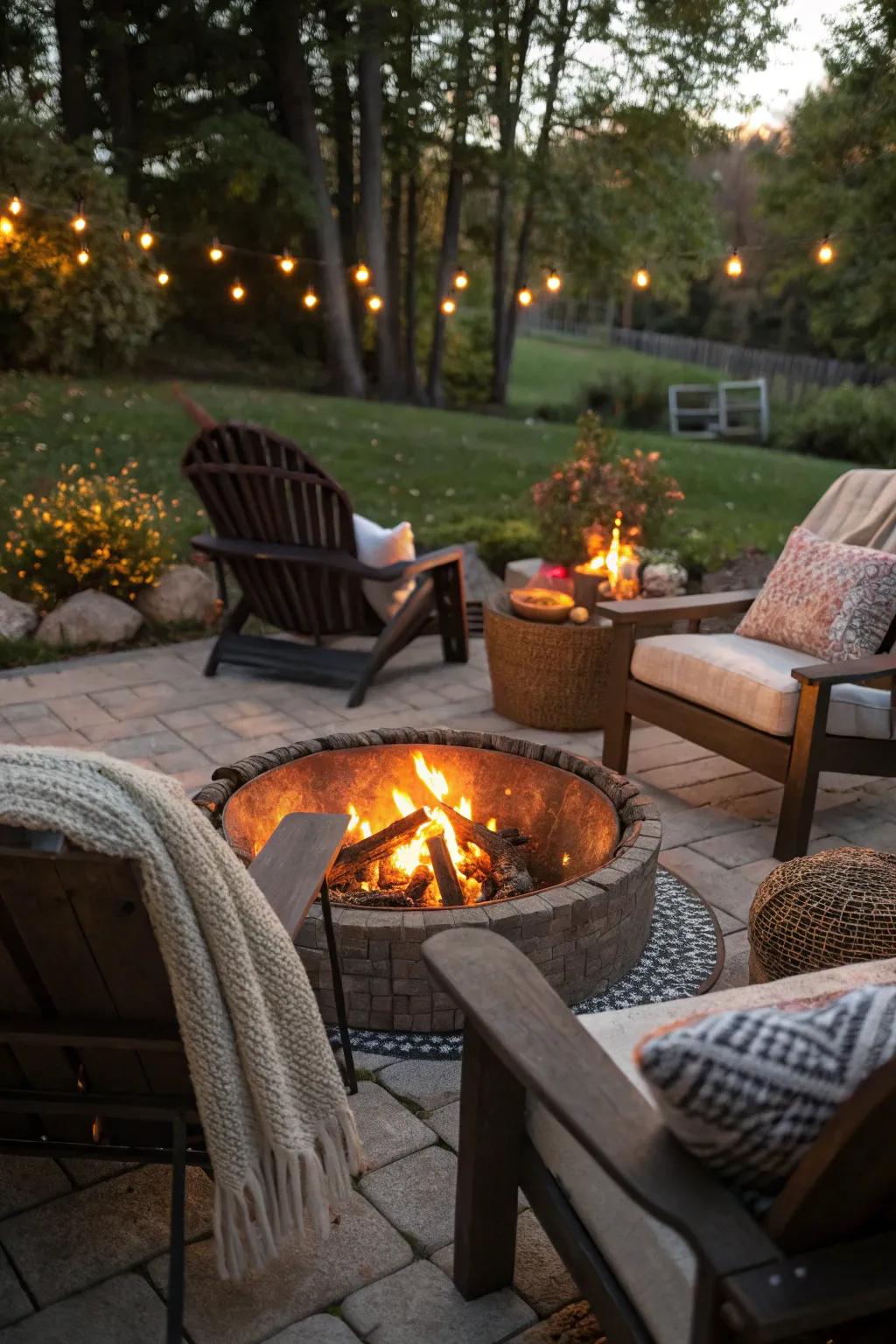 Ambient lighting transforms your outdoor space into a relaxing retreat.