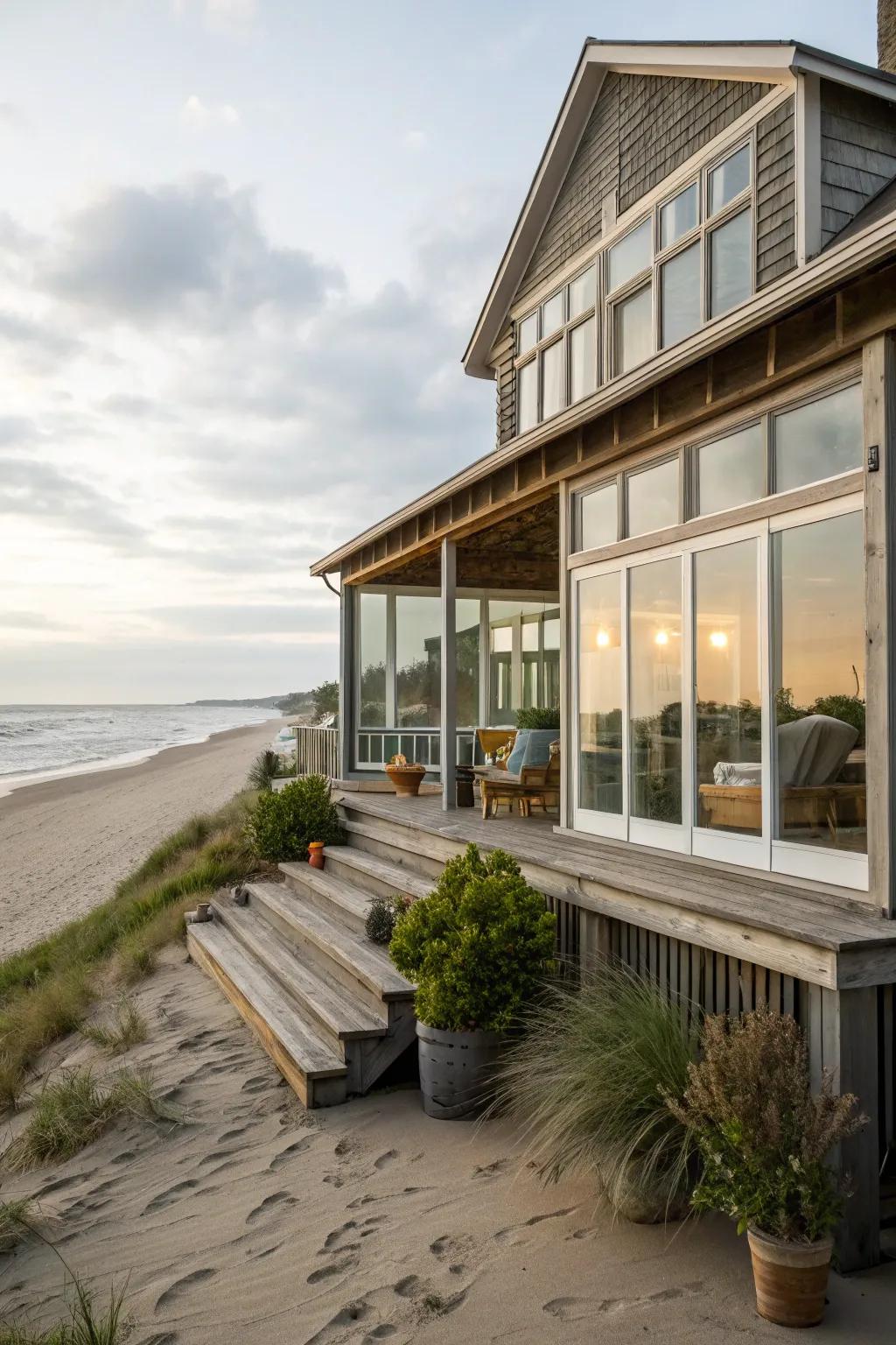 Architectural details that invite the outdoors in.