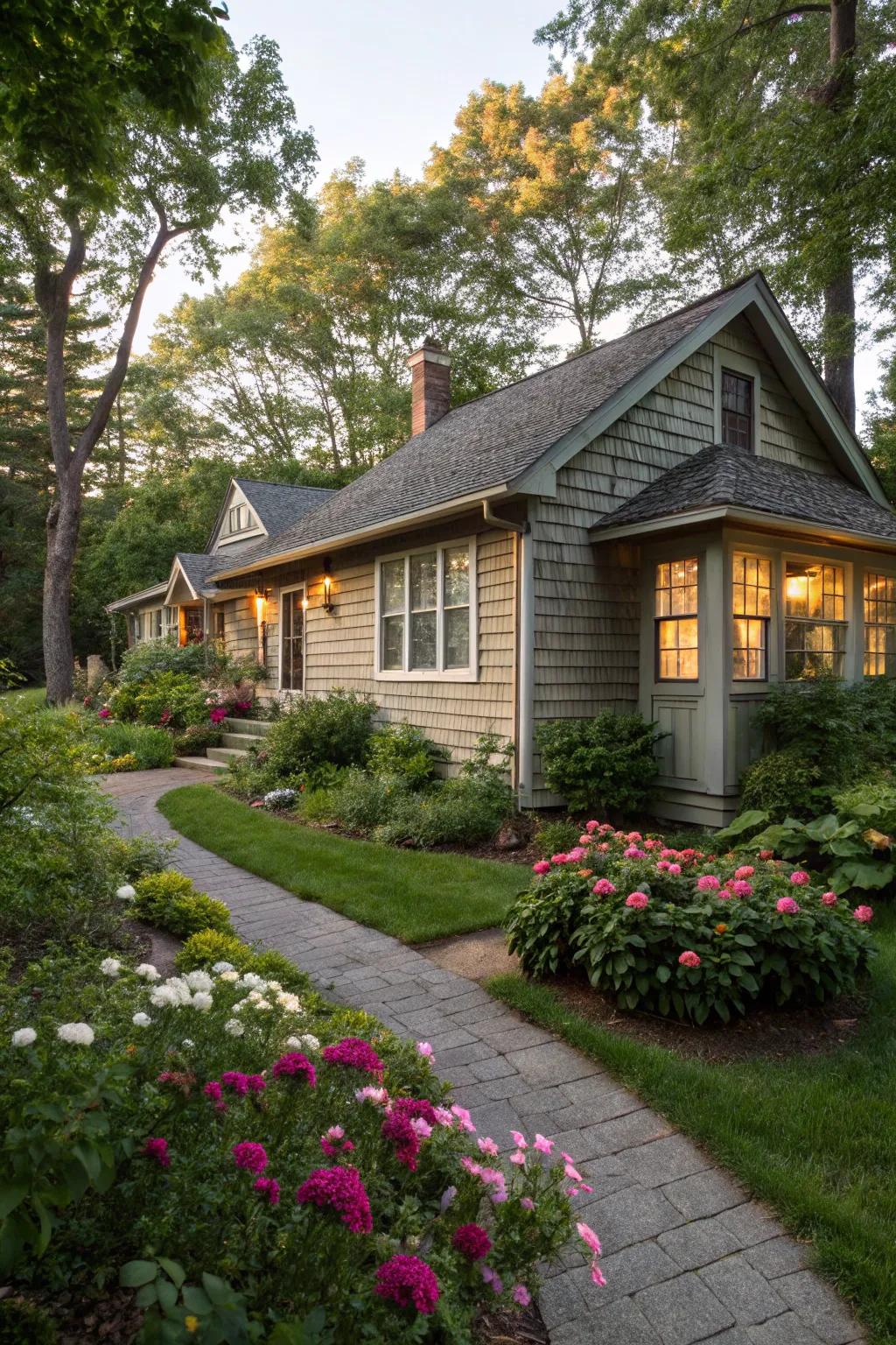 Shake siding adds rustic texture and charm to your home.