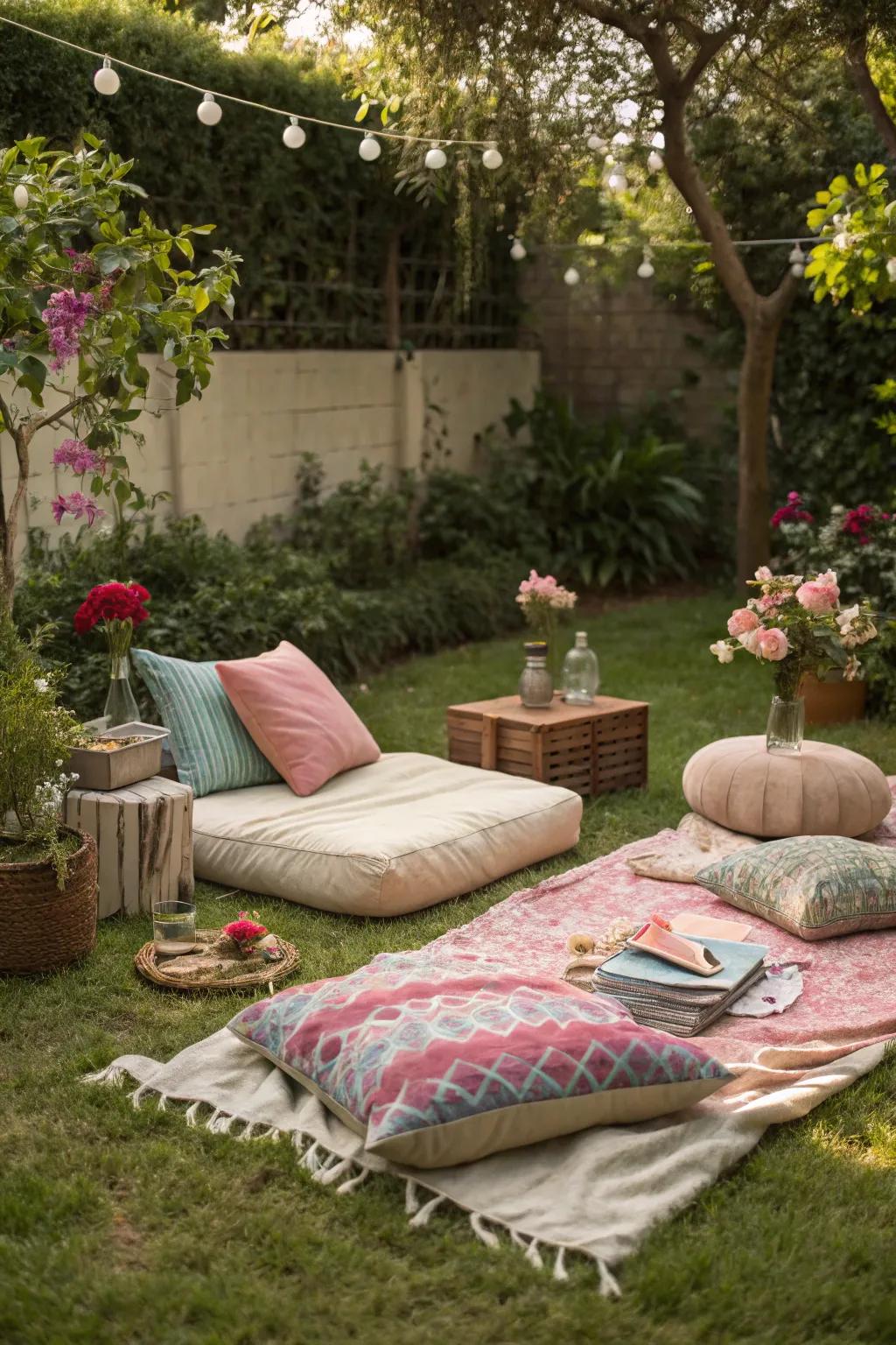 Plush seating ensures comfort during your outdoor adventure.