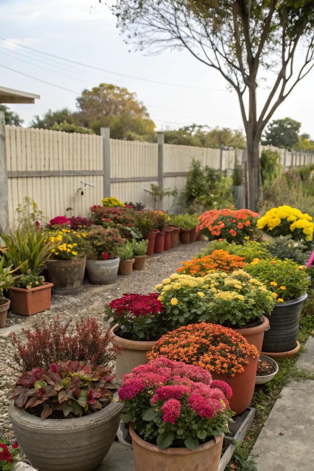 Versatile potted plants bring life to compact spaces.