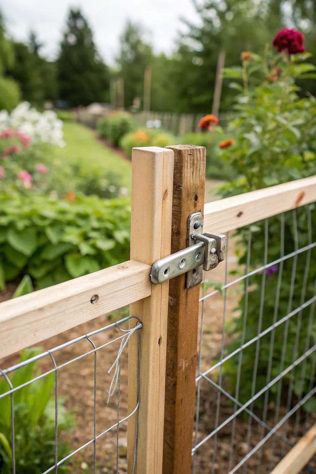 A simple and effective latch system for easy access.