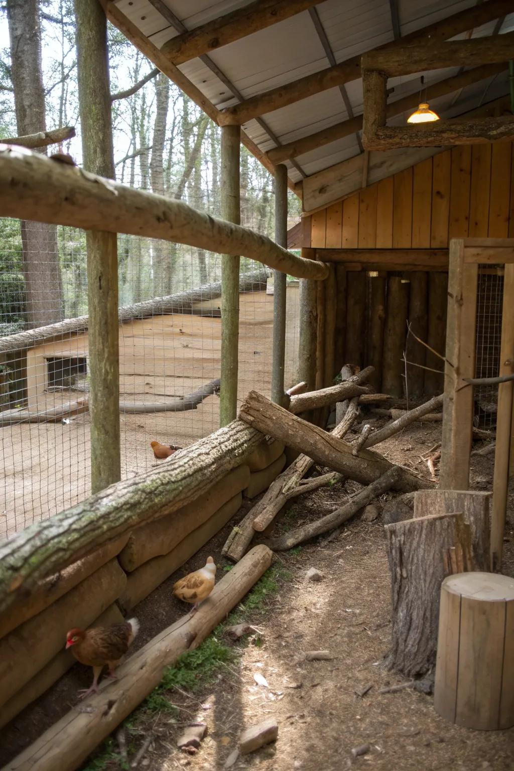 Natural roosts: a touch of the wild.