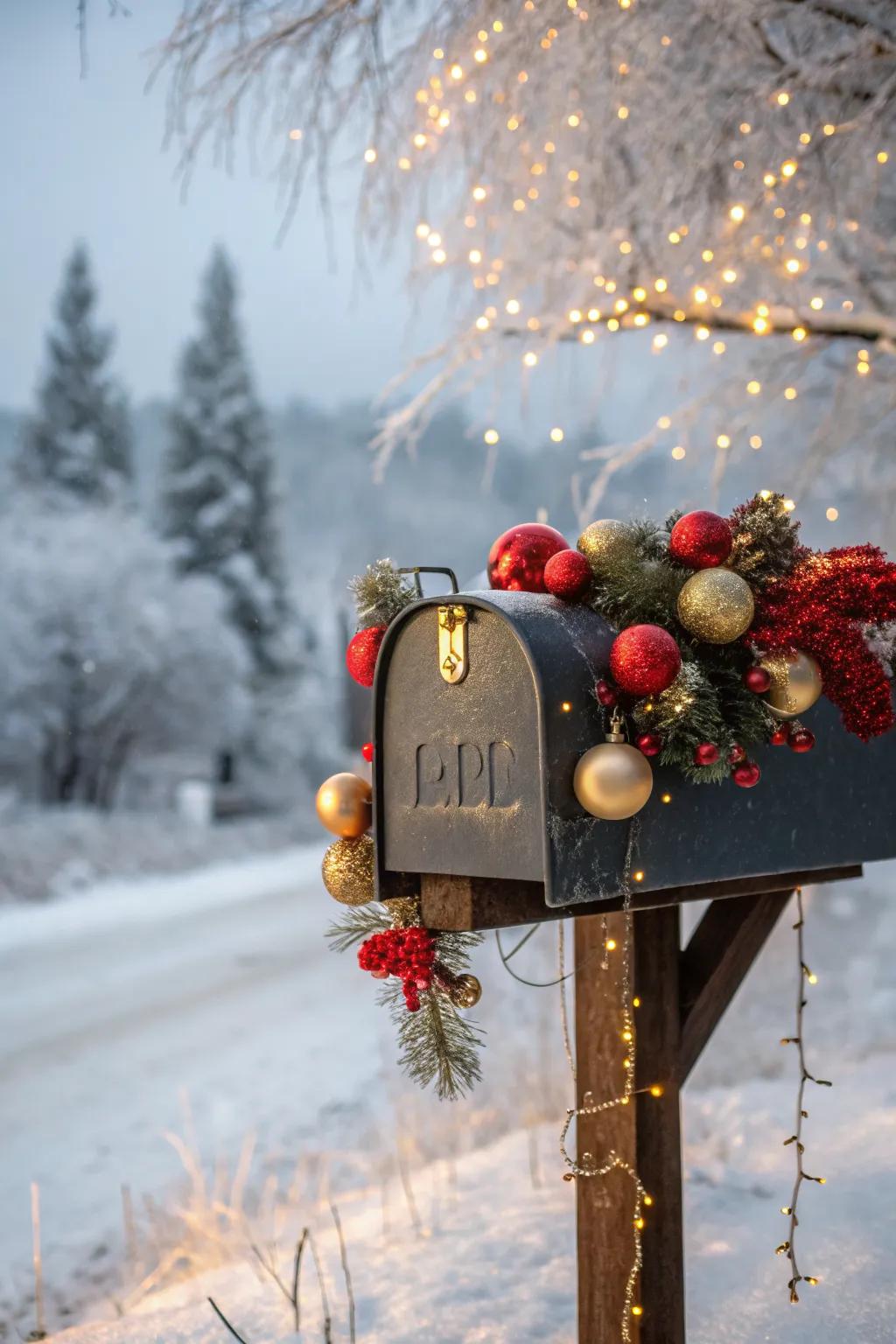 Add ornaments for a touch of magic and sparkle.