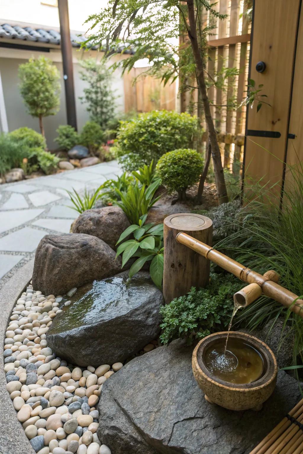 Create a serene Zen oasis in your garden corner.