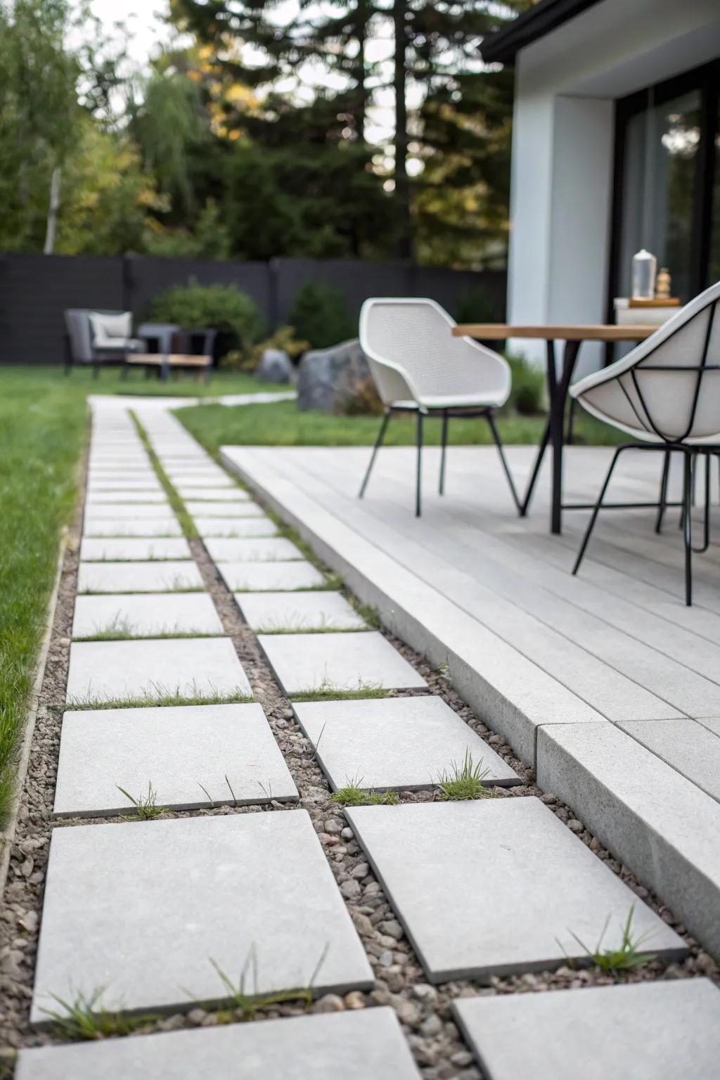 Achieve a contemporary minimalist vibe with clean lines and neutral tones.