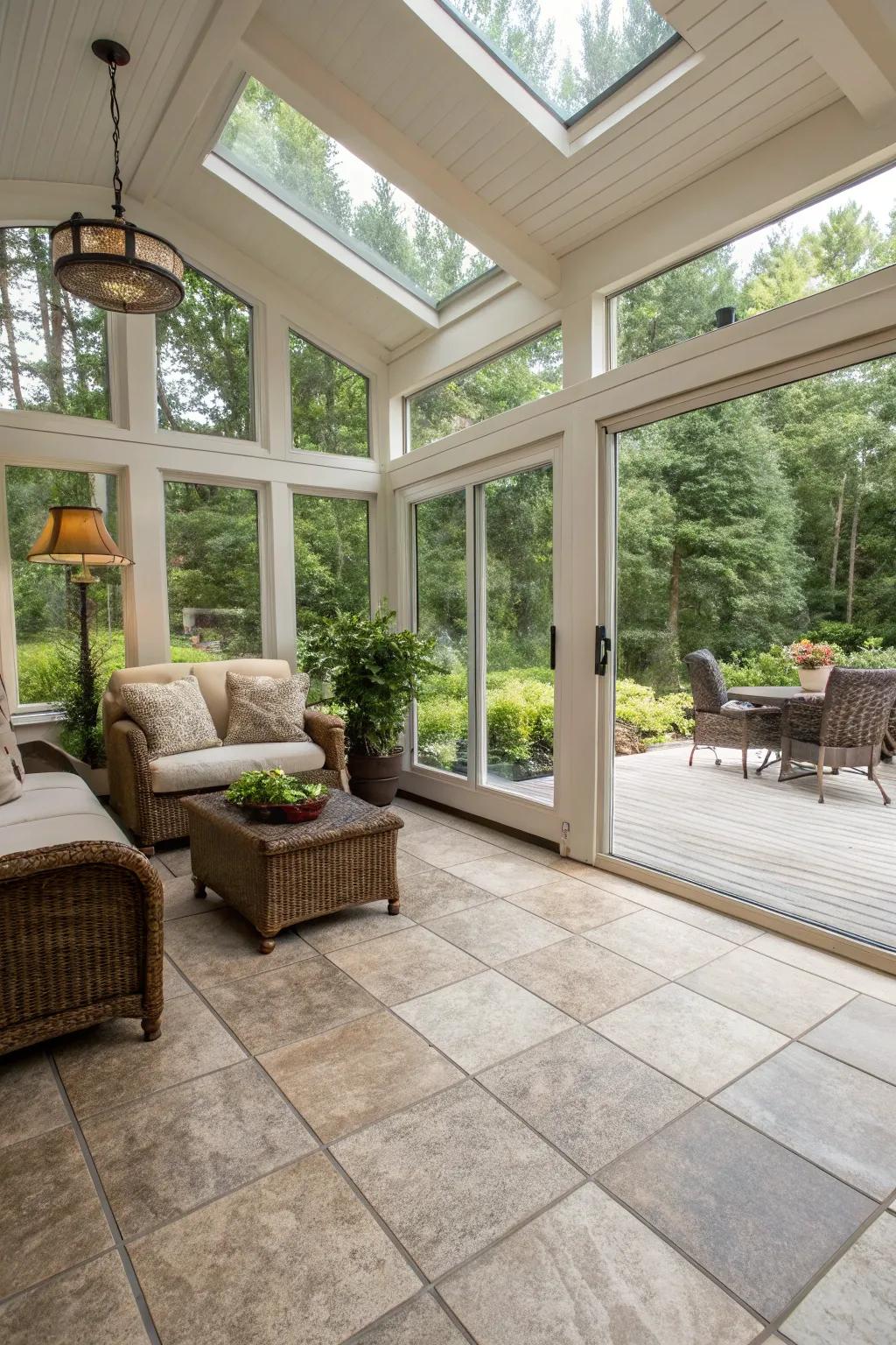 Harmonious blend of indoor and outdoor spaces.