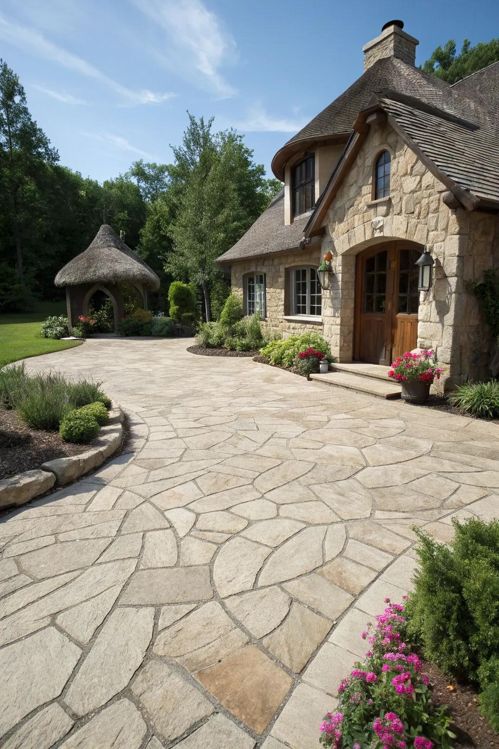 Get the stone look with creative paint techniques.