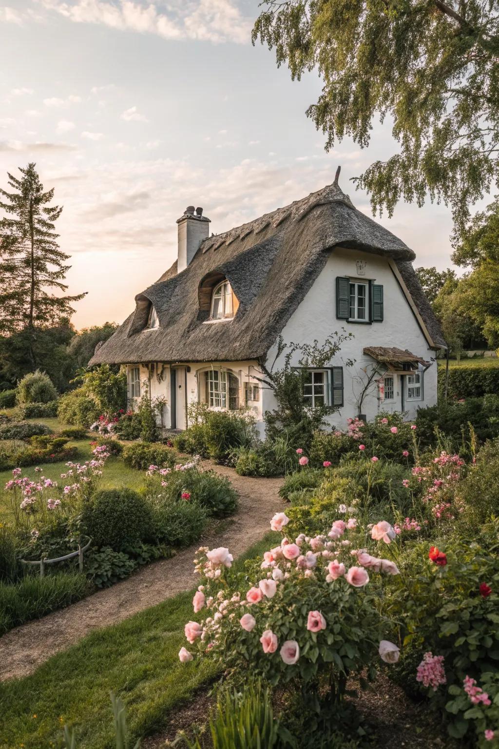 Add whimsy with eyebrow dormers.