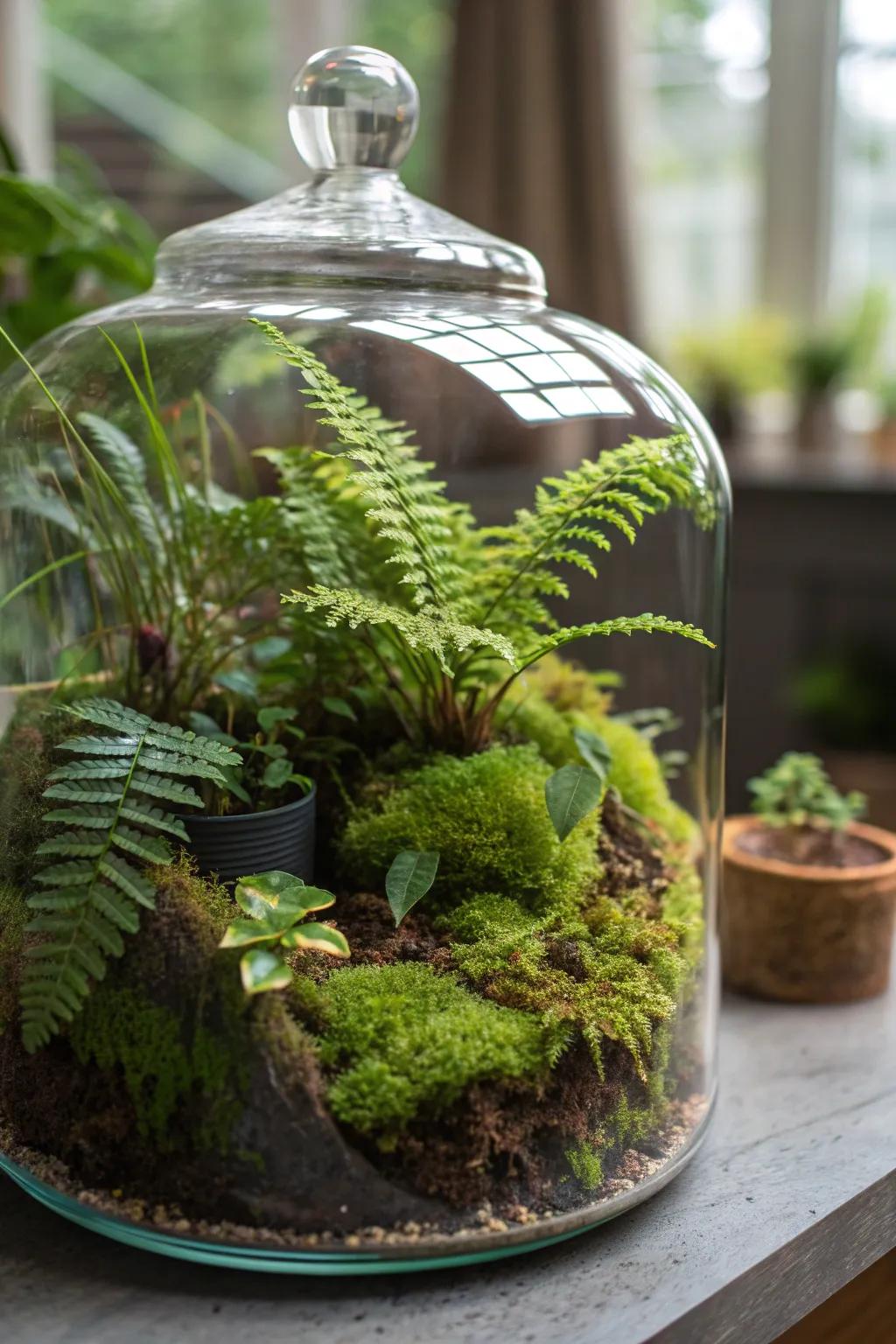 A lush green oasis that brings serenity to any space.