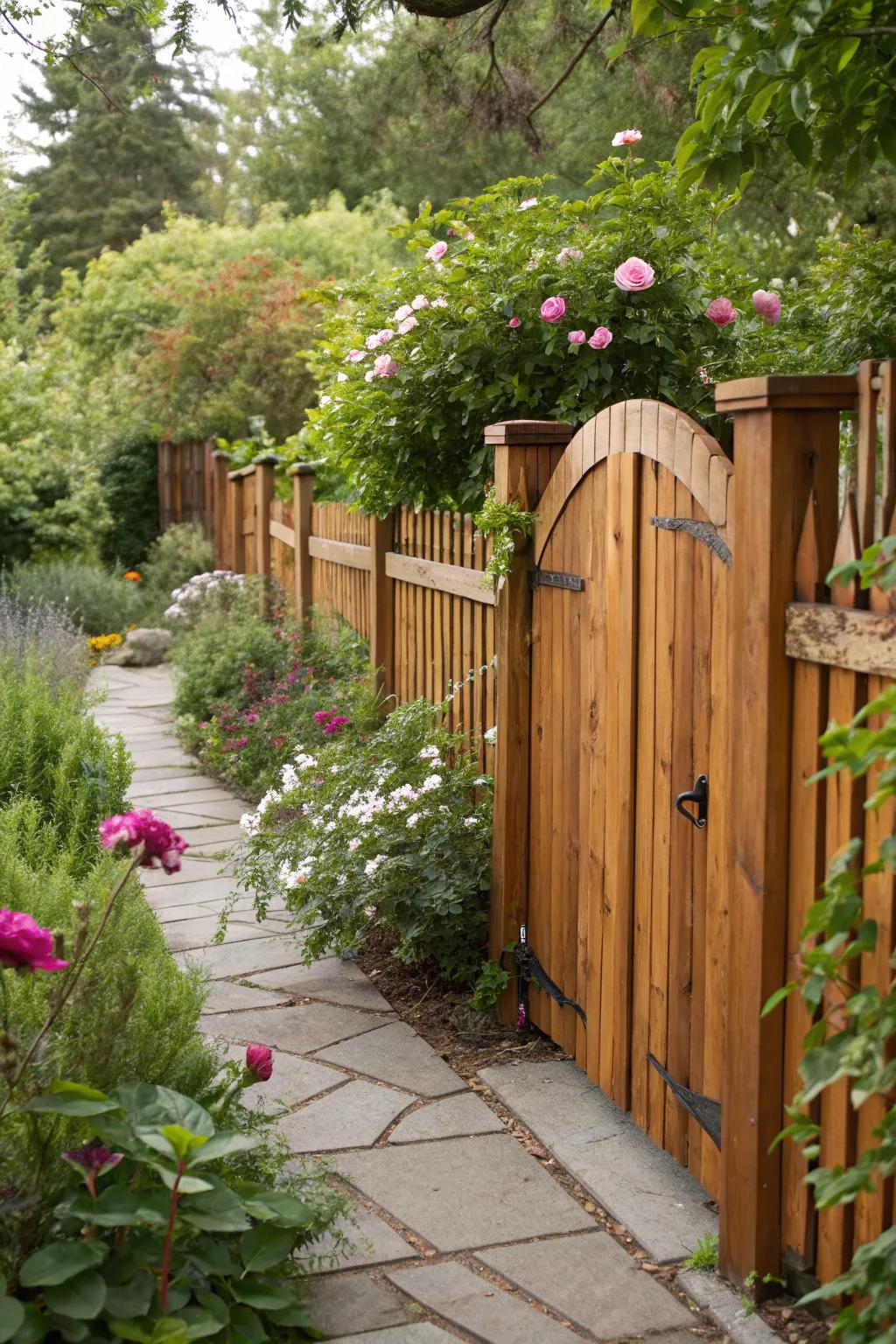 Enhance natural wood with stained kickboards