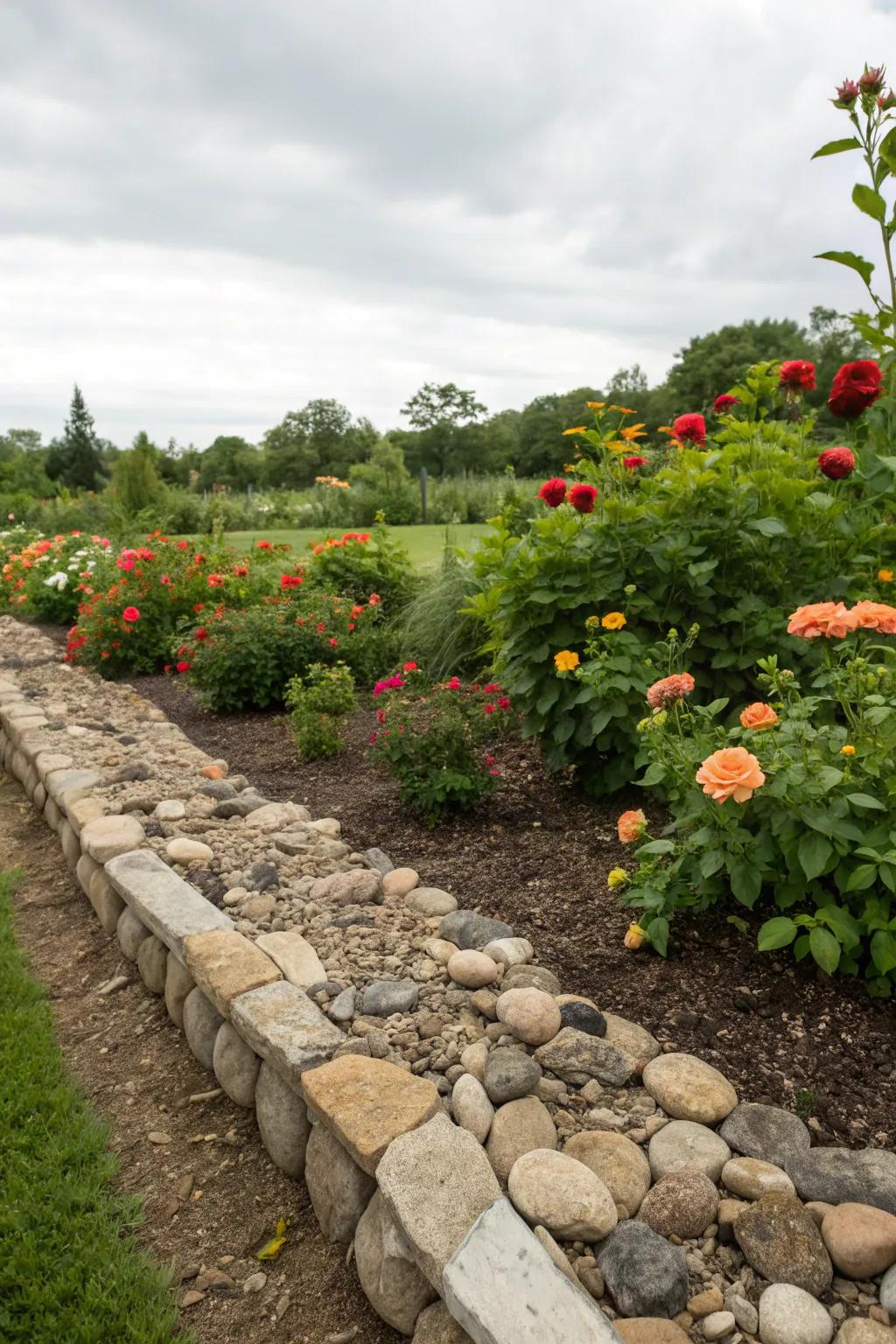 Keep your garden organized with neat borders.