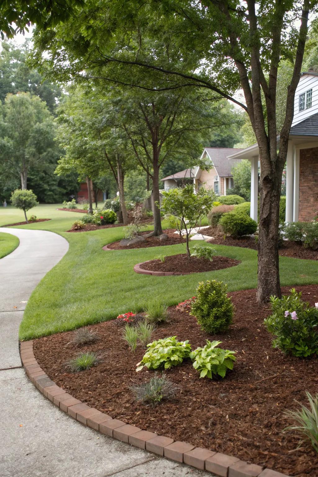 Mulch keeps your yard tidy and your plants thriving.