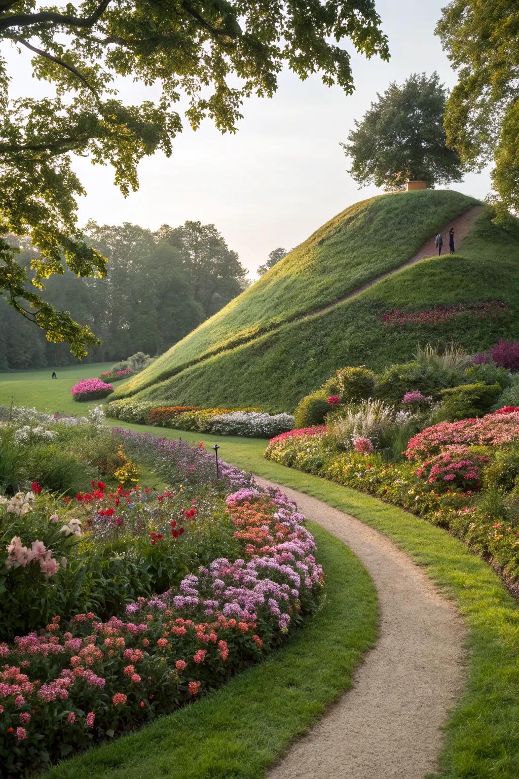 Flowing curves give your garden a natural elegance.