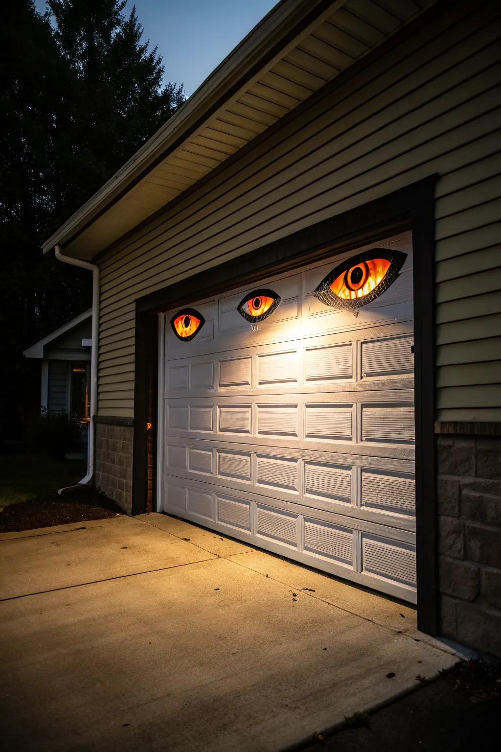 Giant eyes that watch every move.