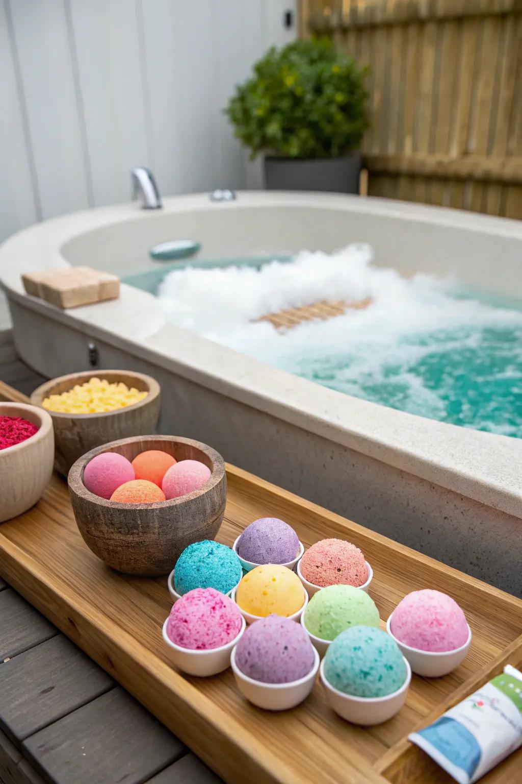 Soothe the senses with a spa aromatherapy kit.