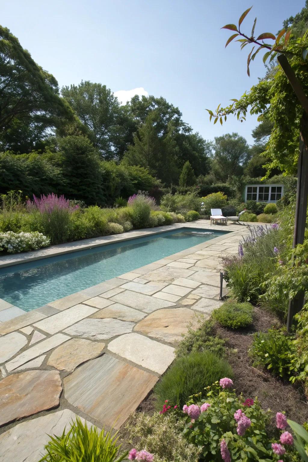Embrace nature with beautiful natural stone finishes.