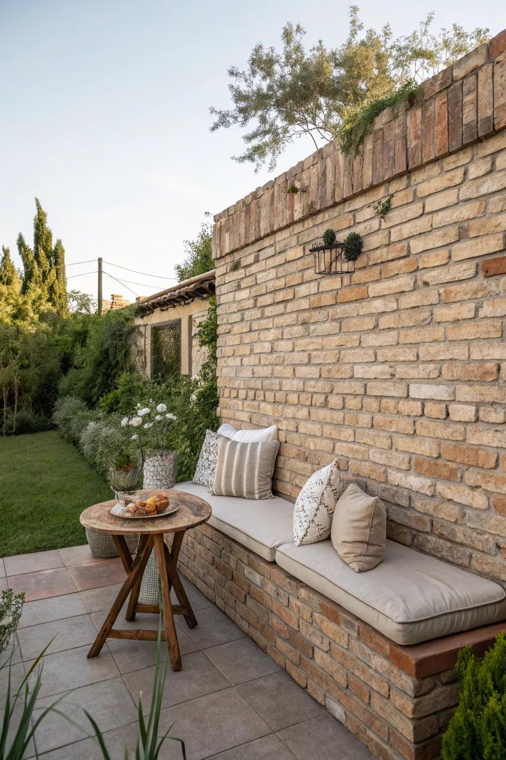 Invite relaxation and conversation with a cozy seating area.