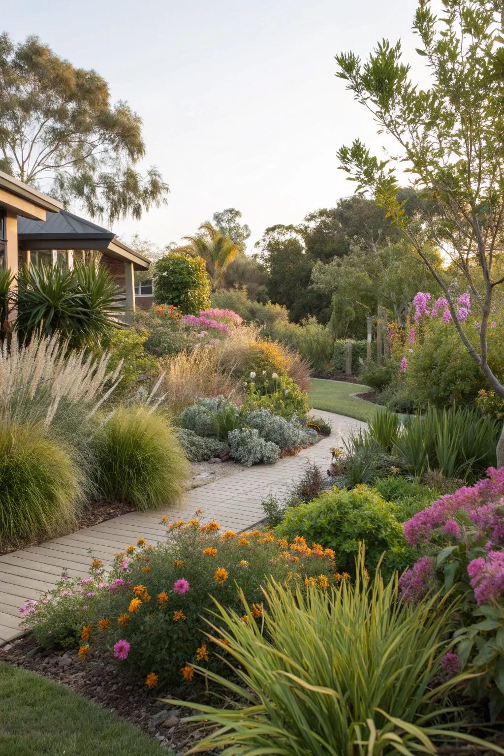 Enhance your garden with a variety of greenery and native plants.