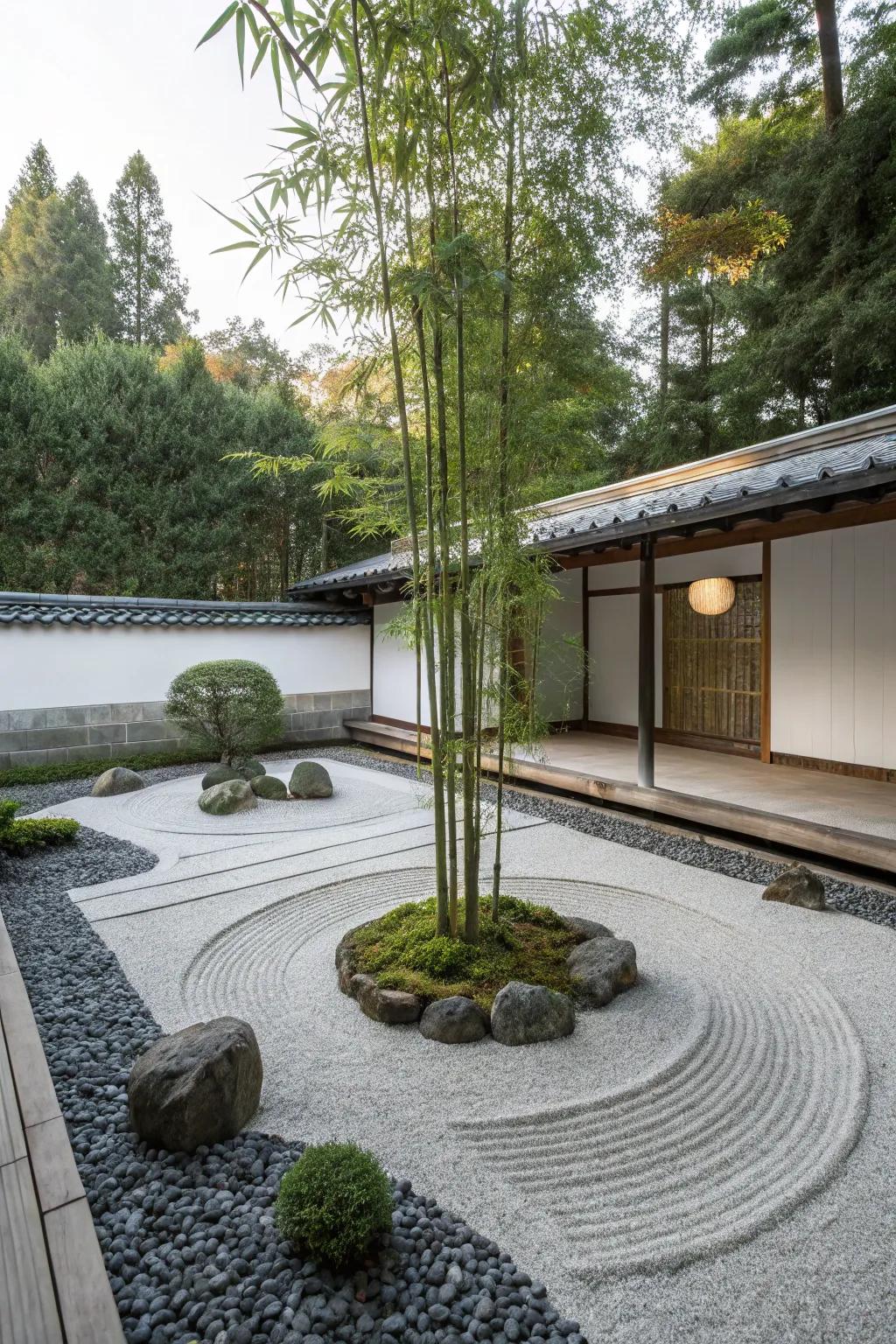 Find your zen with a bamboo-inspired garden that soothes the soul.
