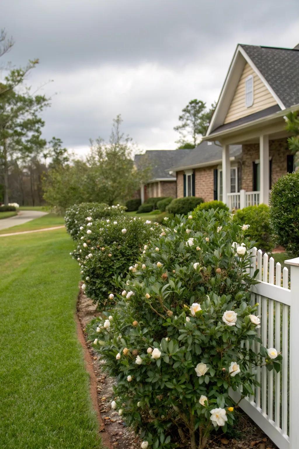 Evergreen shrubs offer year-round beauty with minimal care.