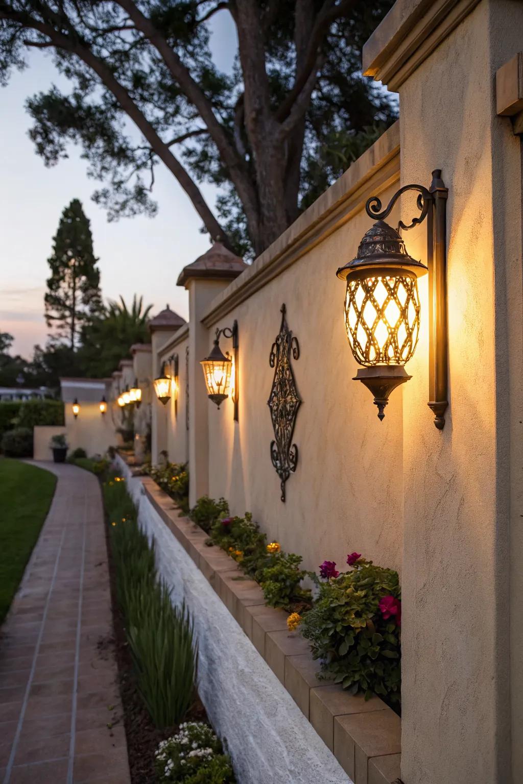 Accent lighting can transform your outdoor space into a magical retreat.