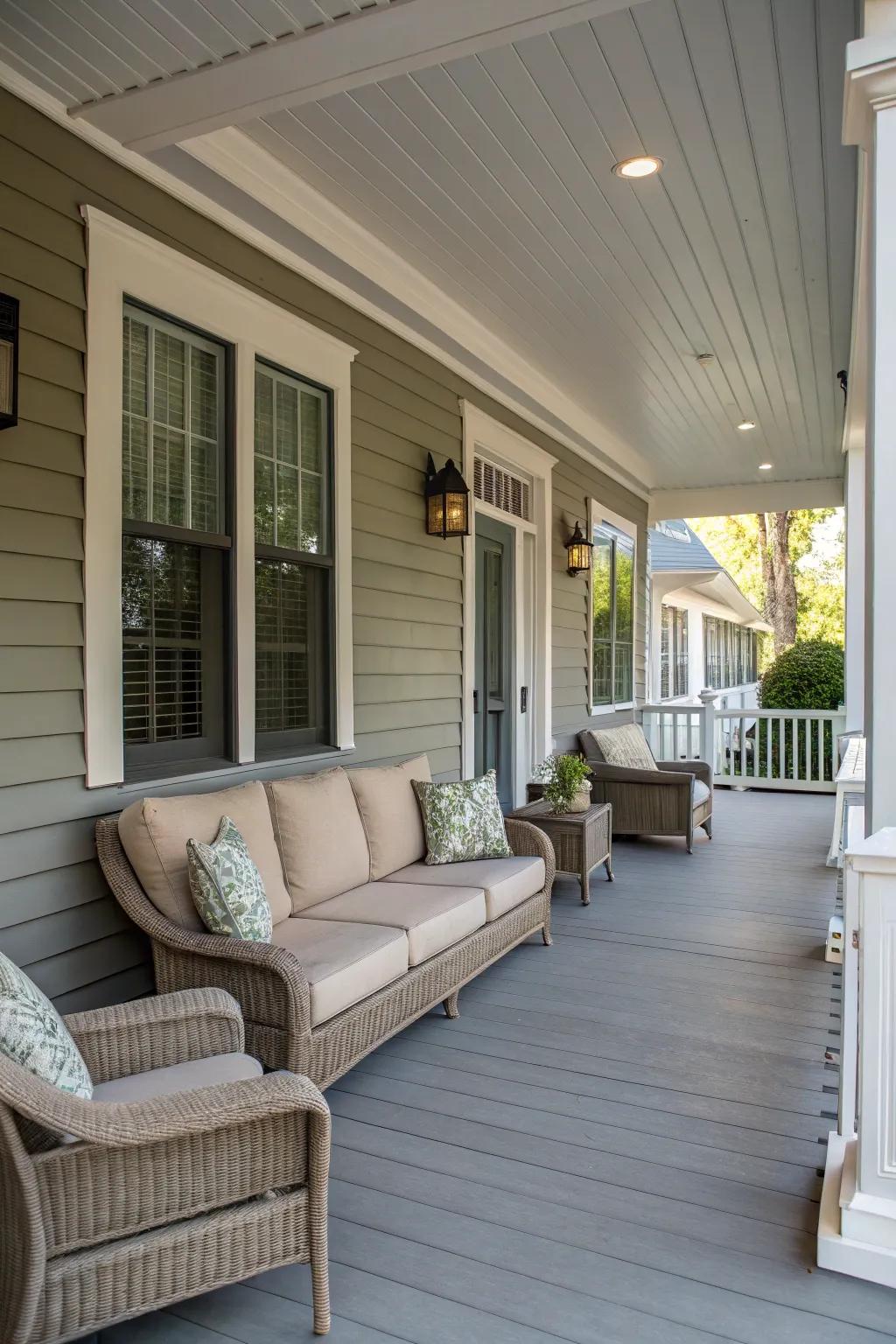 Neutral tones create a calming atmosphere.