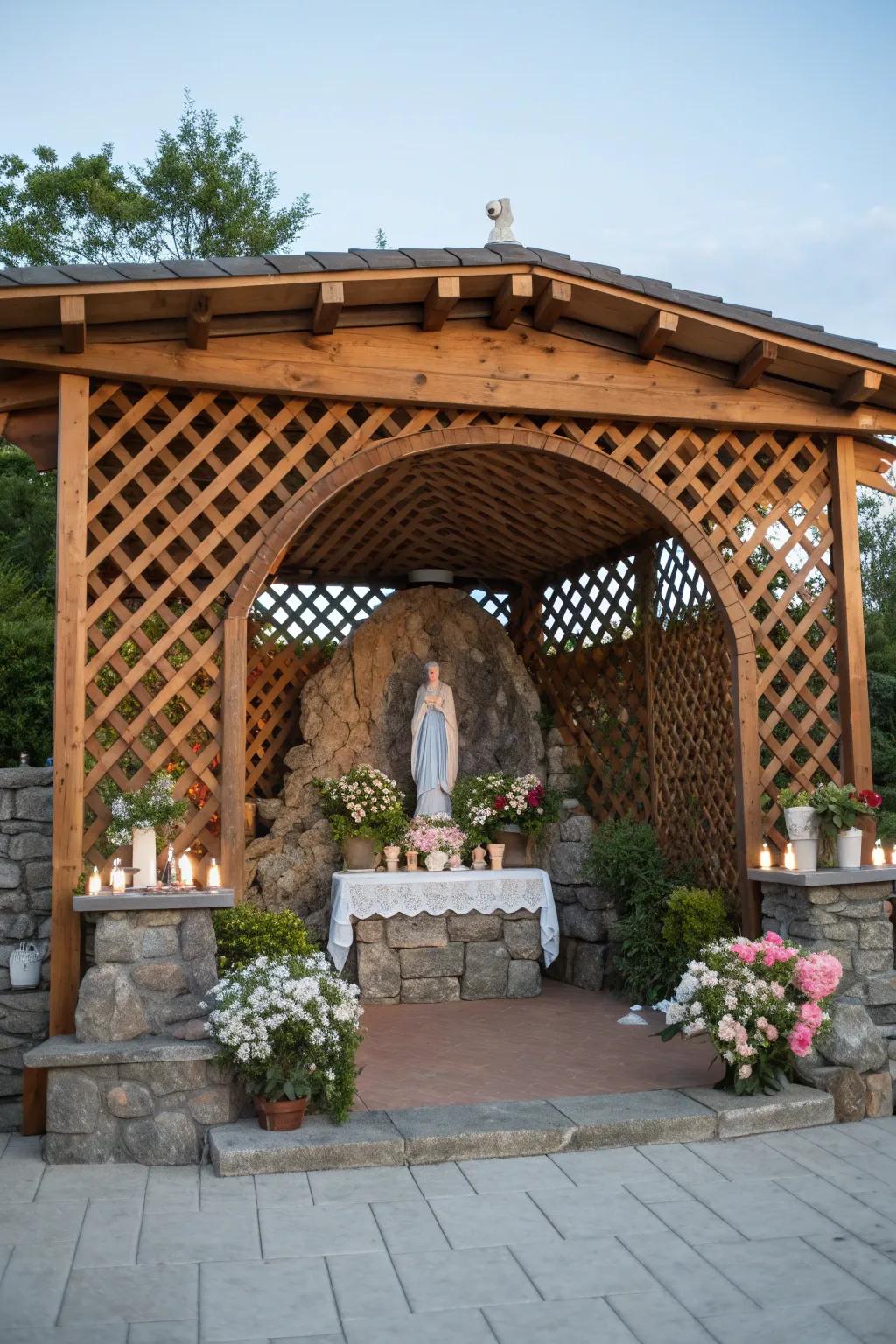 Wooden accents create a warm and inviting atmosphere.