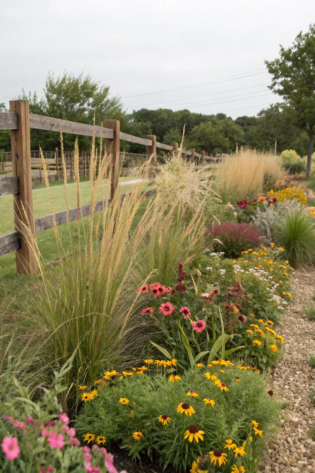 Layered planting adds depth to this North Texas garden.