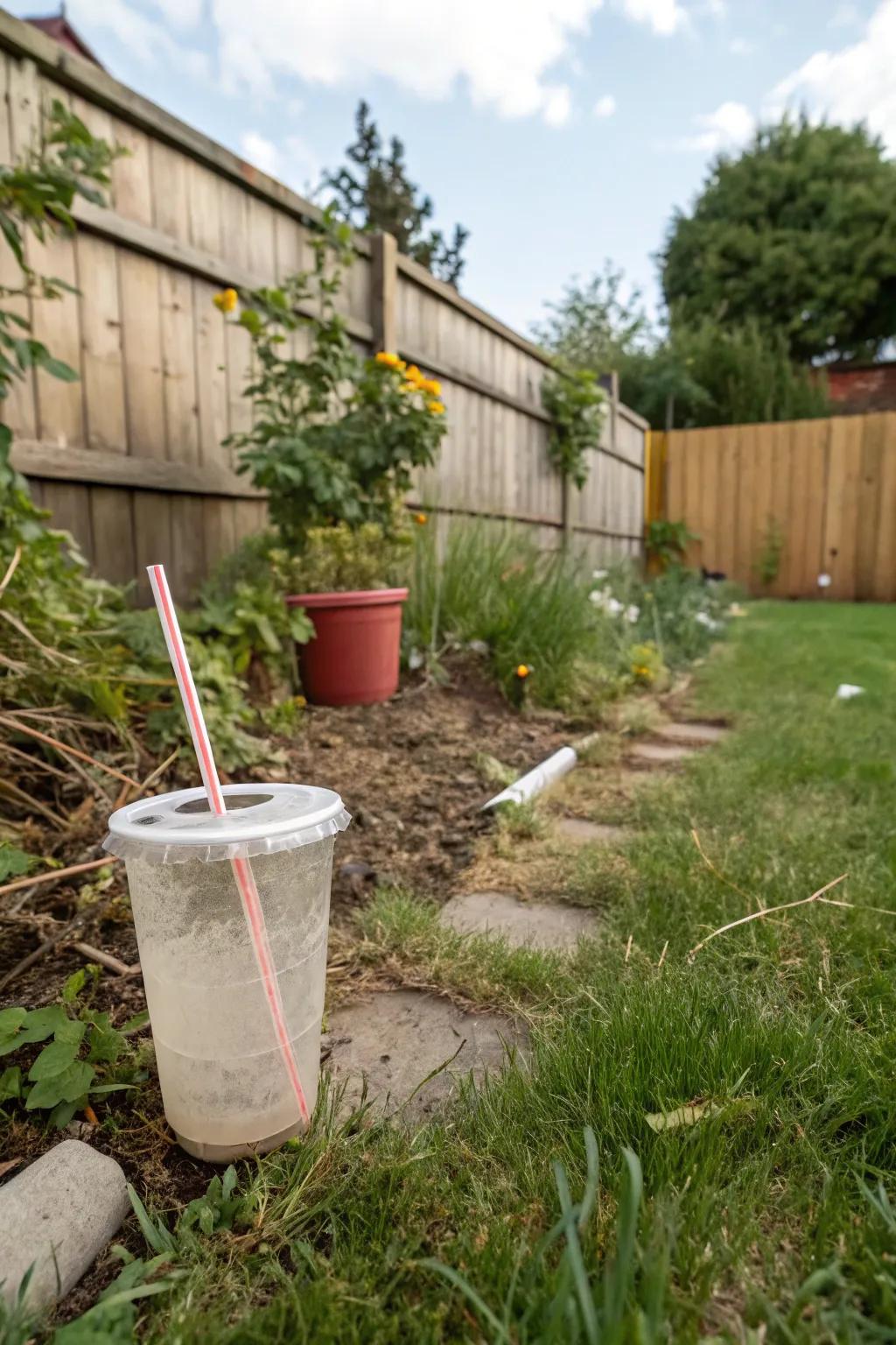 Repurposed plastic containers make for warm, budget-friendly shelters.