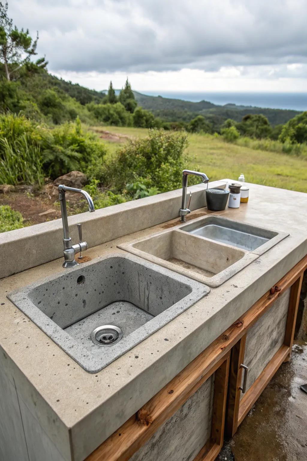 Double the function with dual basins