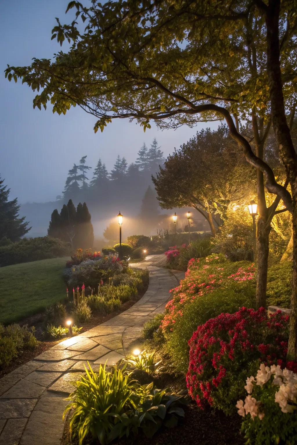 Turn your garden into a nighttime masterpiece.