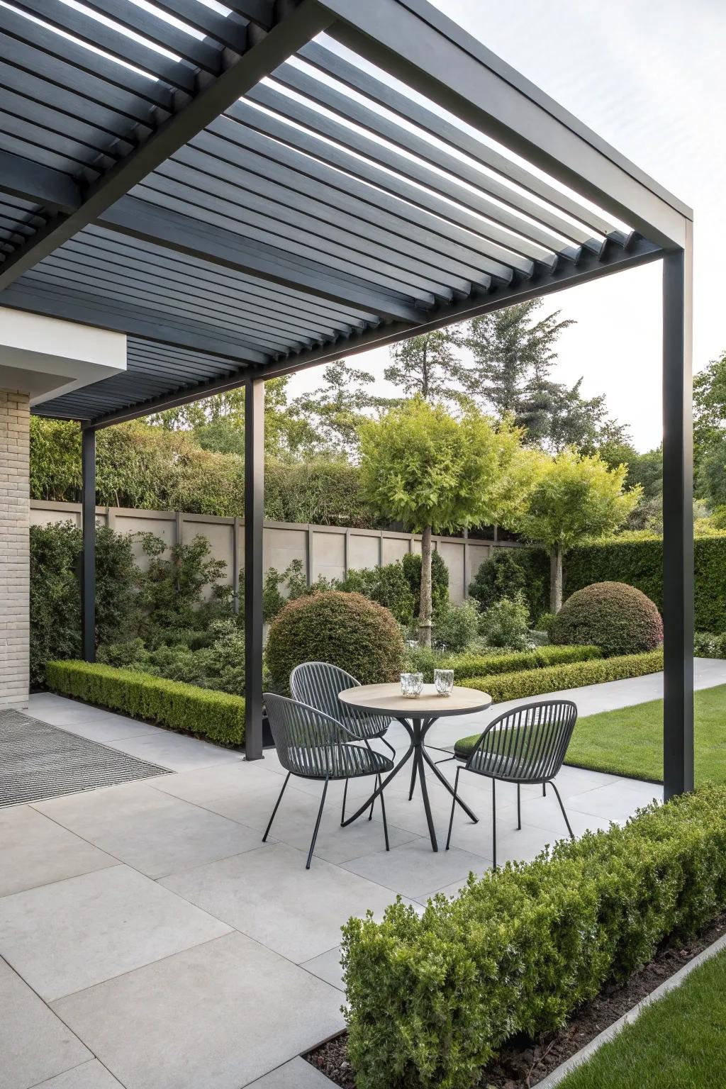 Metal roofs offer a sleek and modern aesthetic.