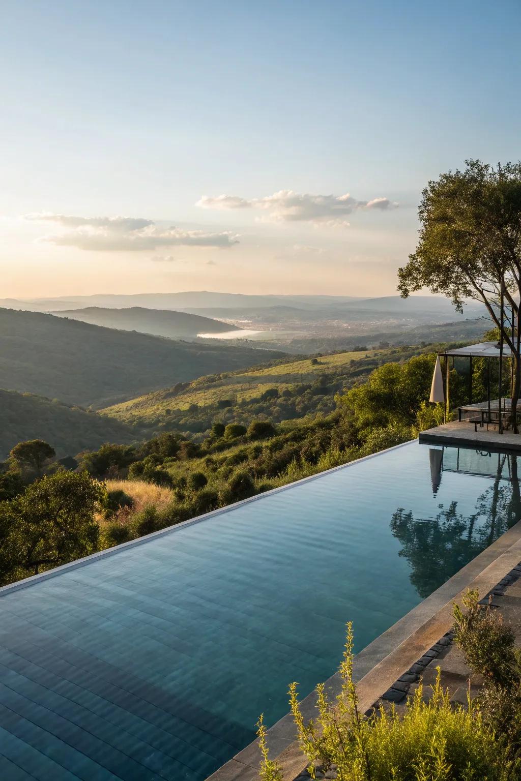 Infinity pools offer a breathtaking and luxurious visual effect.
