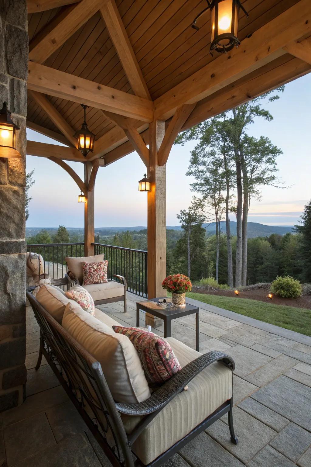 Relax in comfort on your front porch.