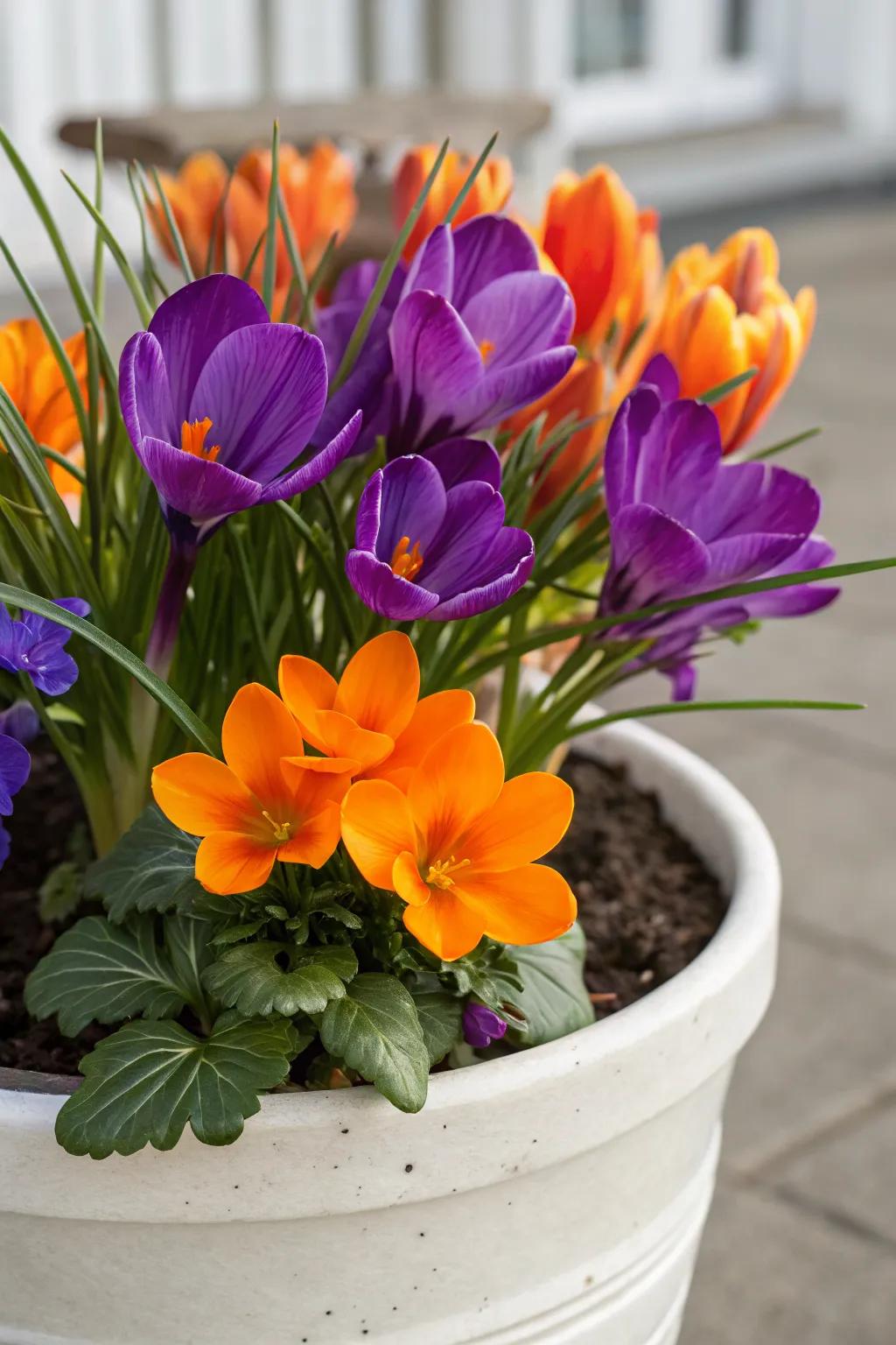 Bold color combinations make your pots pop.
