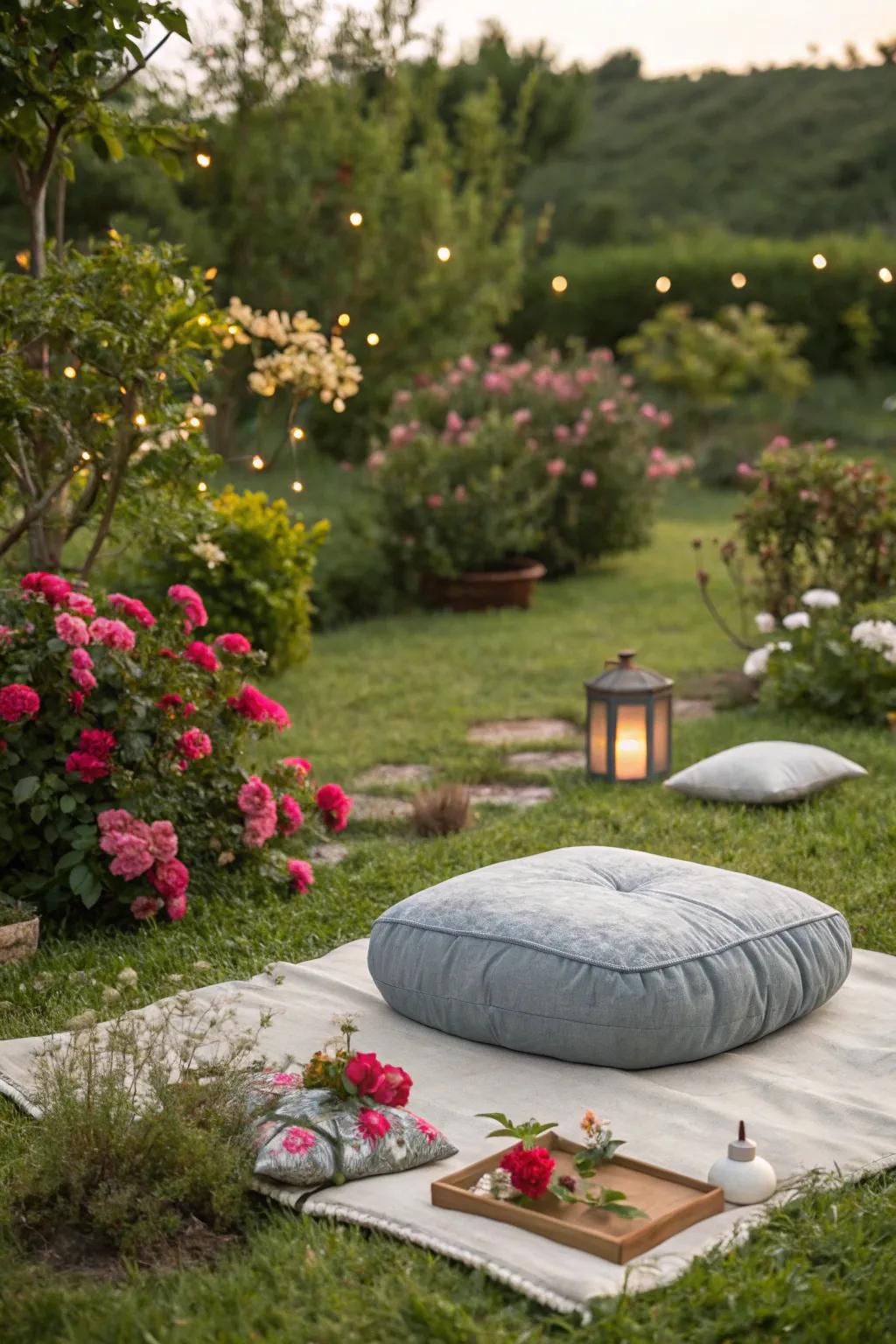 Embrace peace with a nature-inspired meditation session.