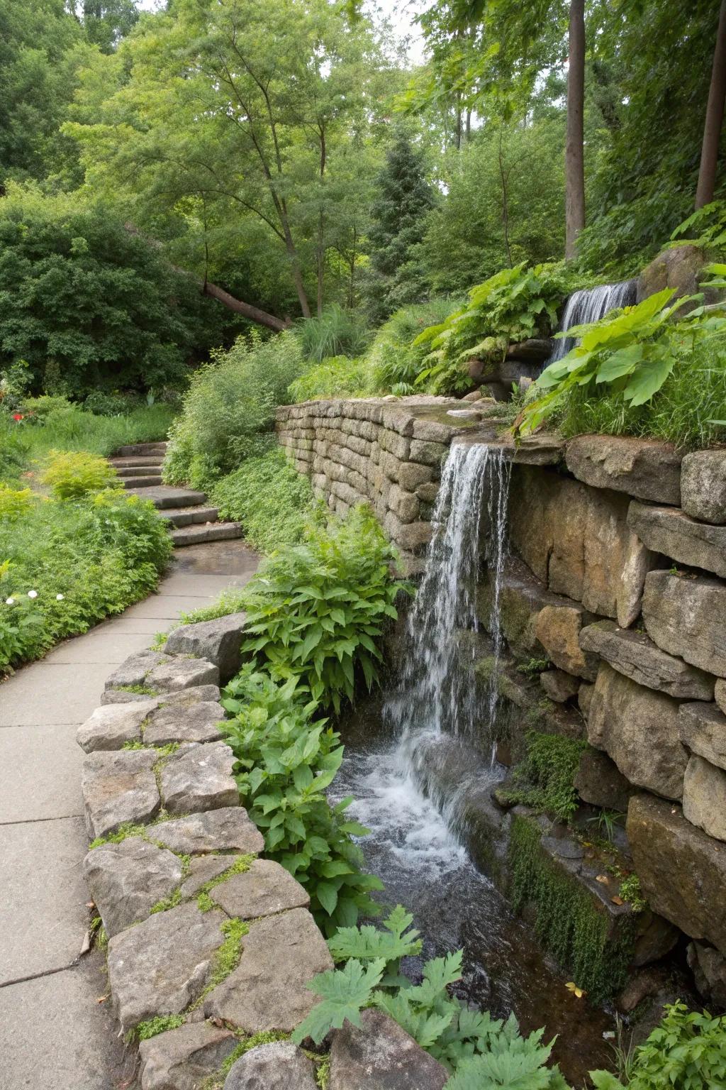 Natural stone provides a timeless, rustic aesthetic.