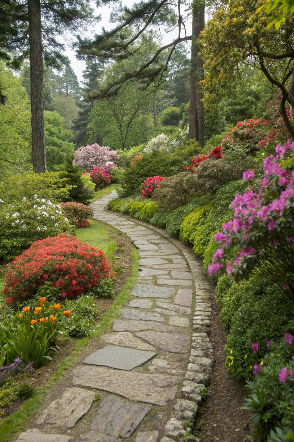 Winding pathways that beckon you to explore further.