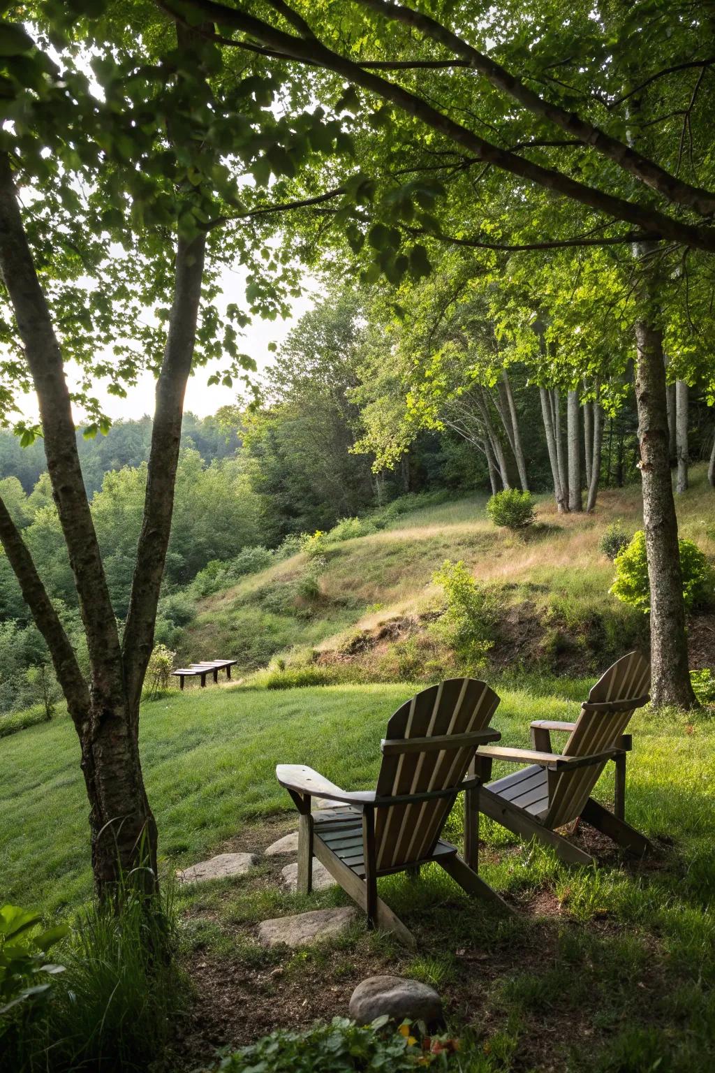 Create a cozy retreat with secluded seating areas.