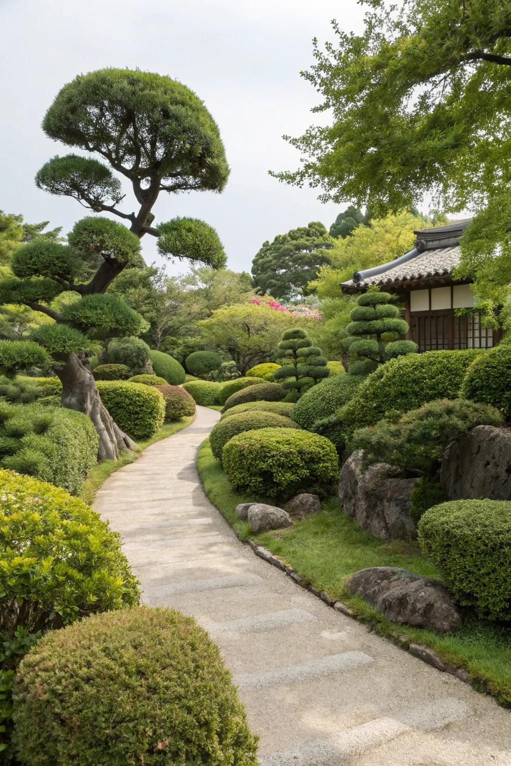 Artfully pruned plants bring elegance and structure to your garden.