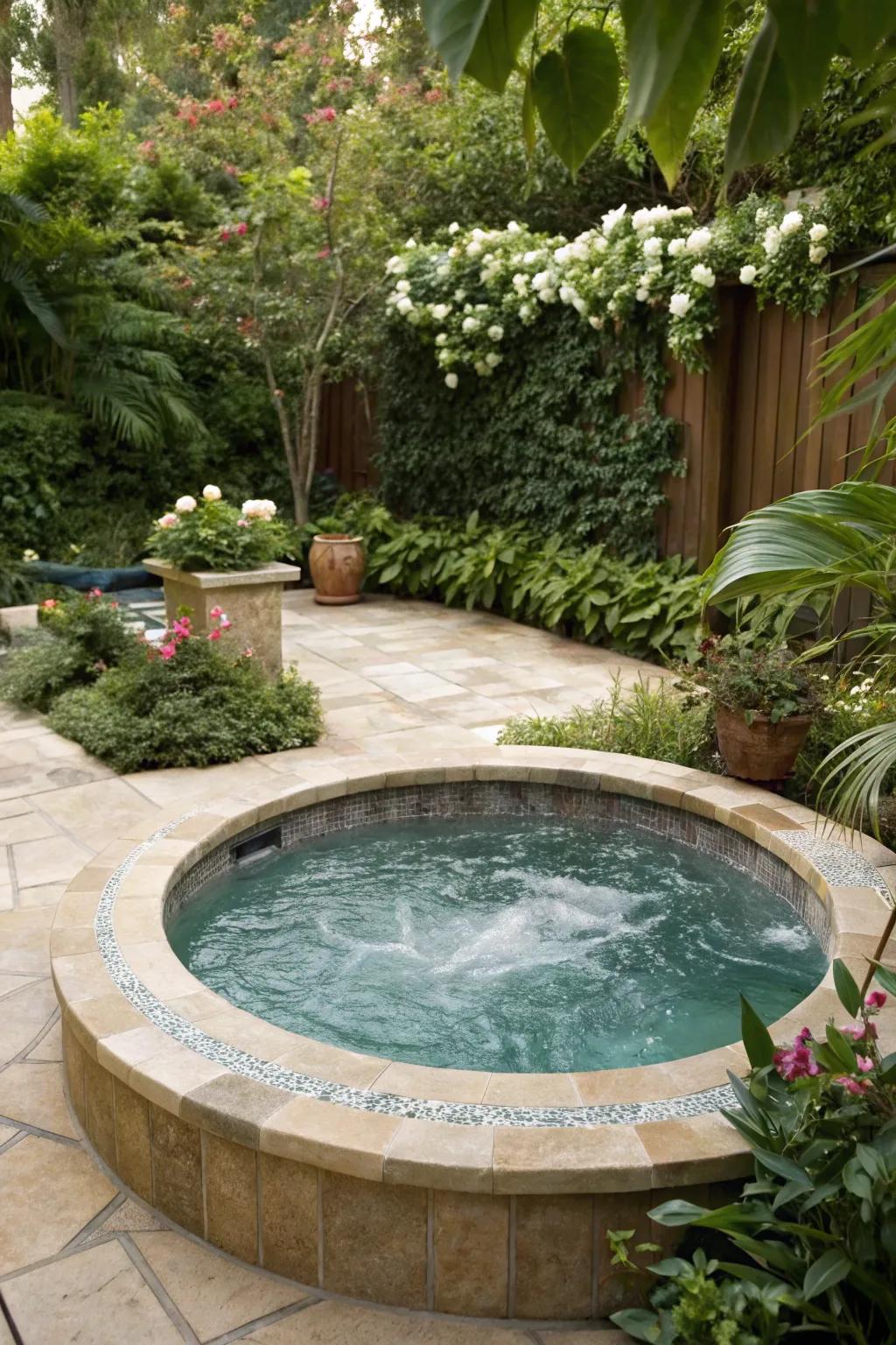 A spillover spa adds luxury and relaxation to your pool setup.