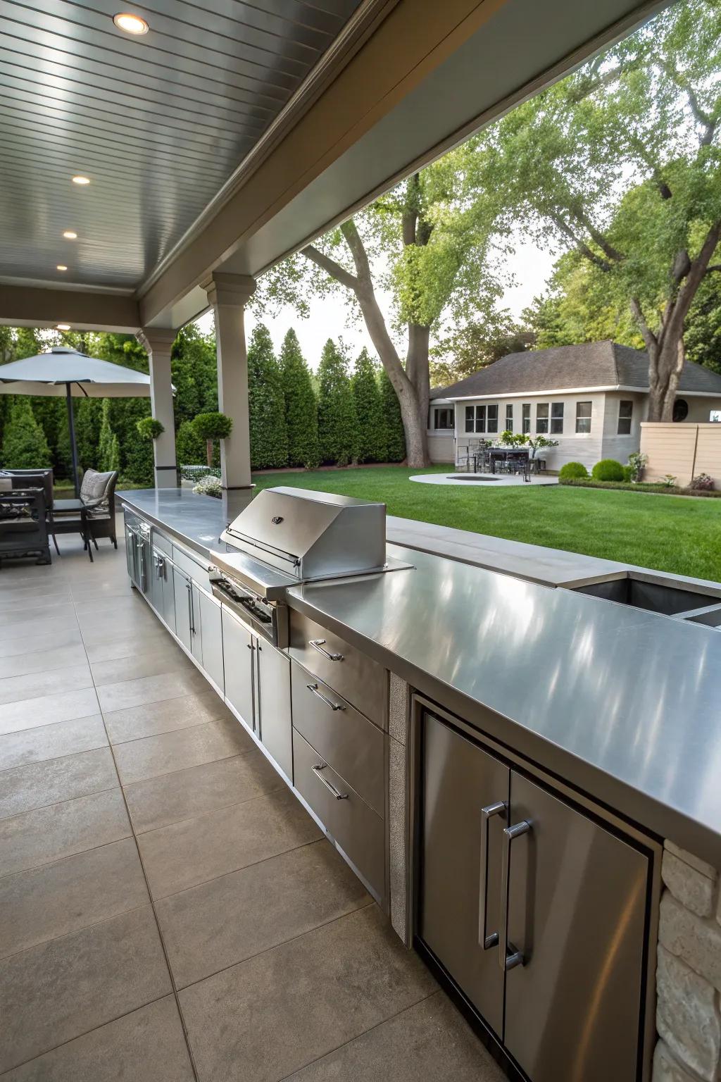 Spread out and prep with expansive counter space.