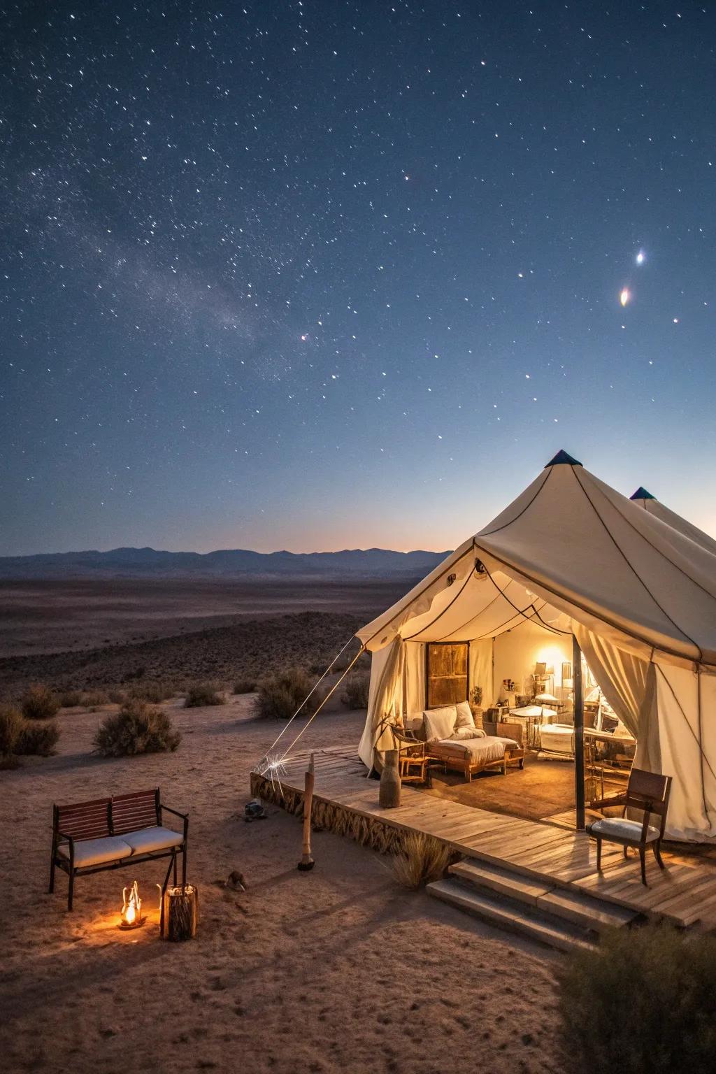 Enjoy the beauty of the desert with a touch of luxury.