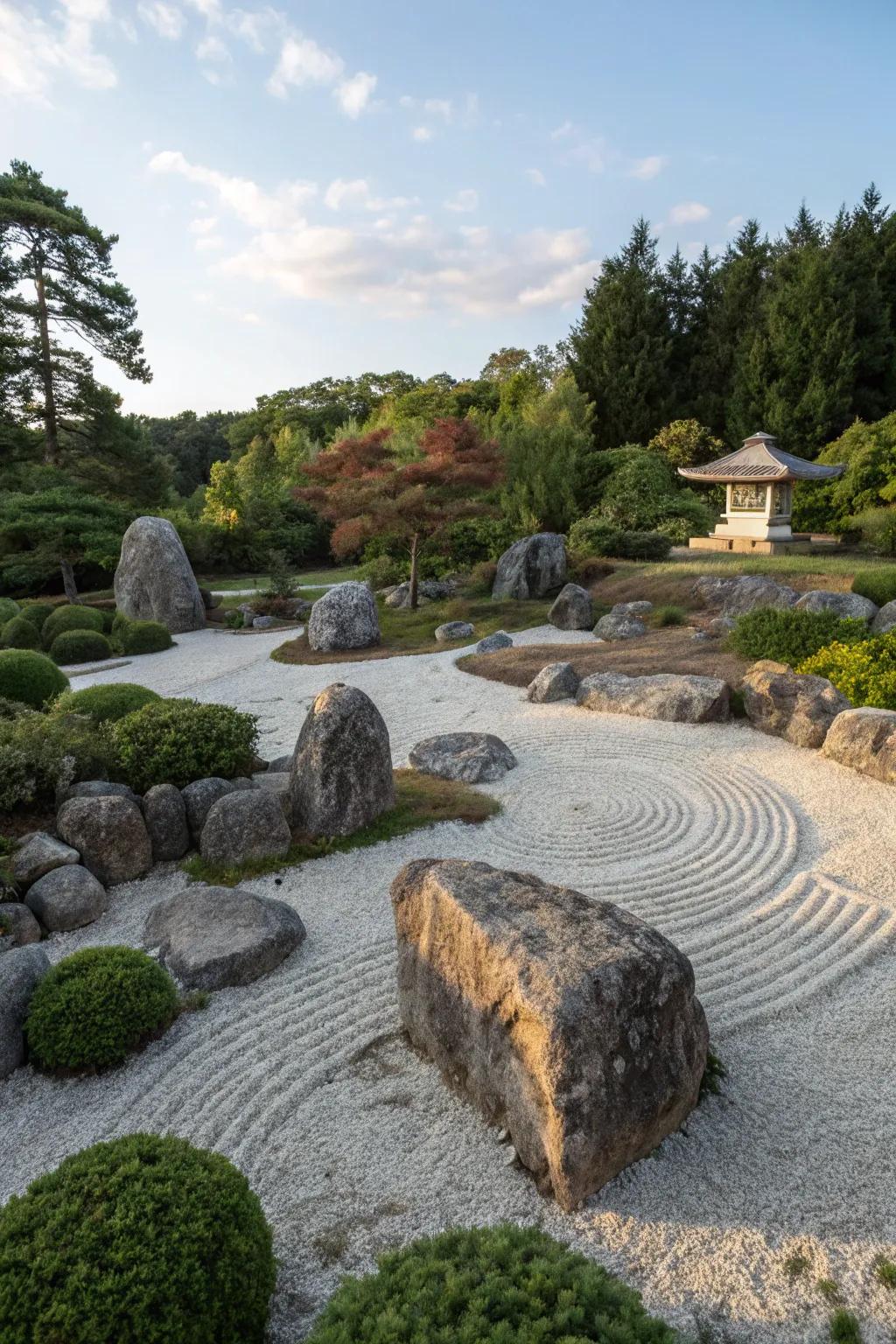 Create depth and texture with a stunning rock garden.