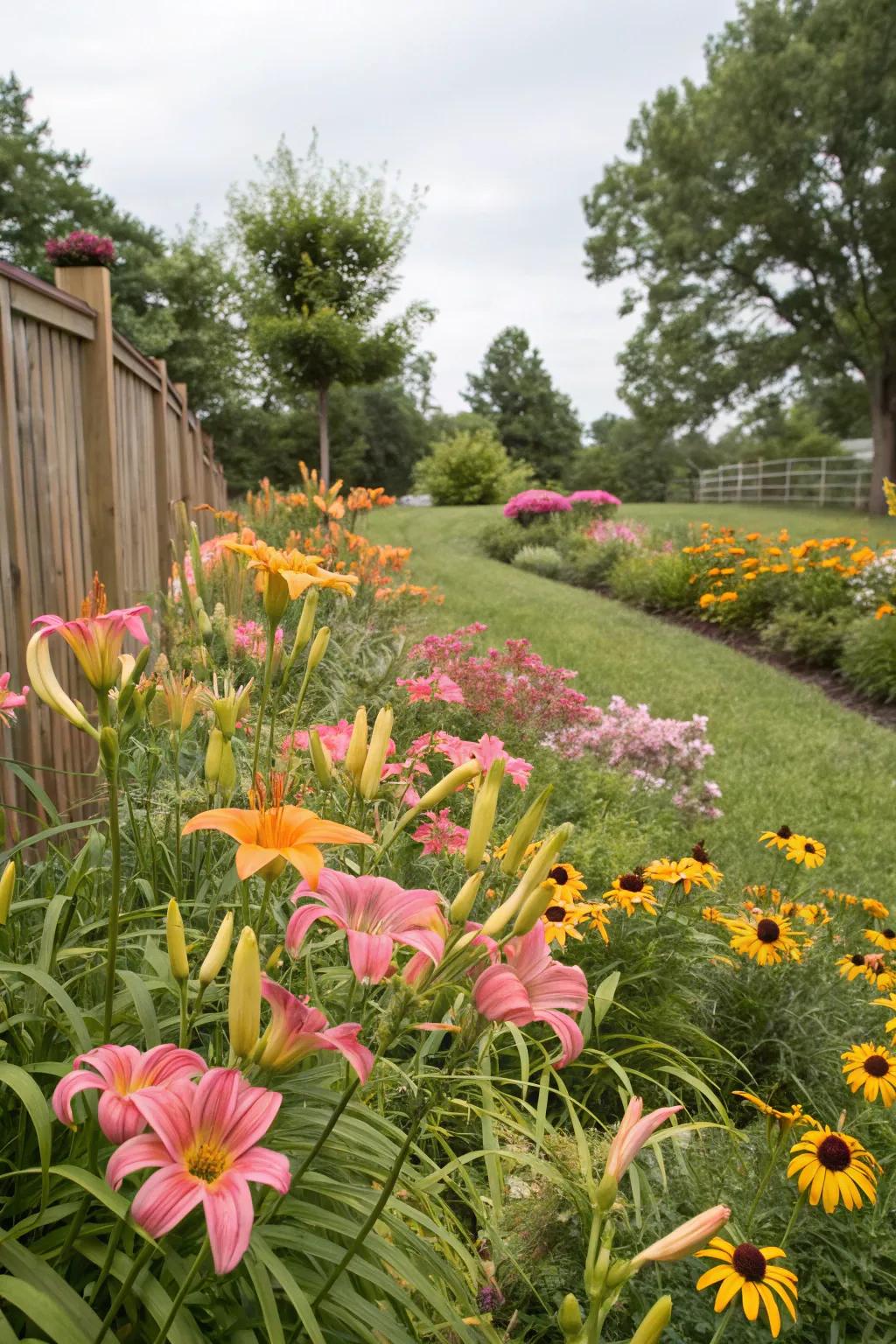 Colorful flower beds bring life and vibrancy to your garden.