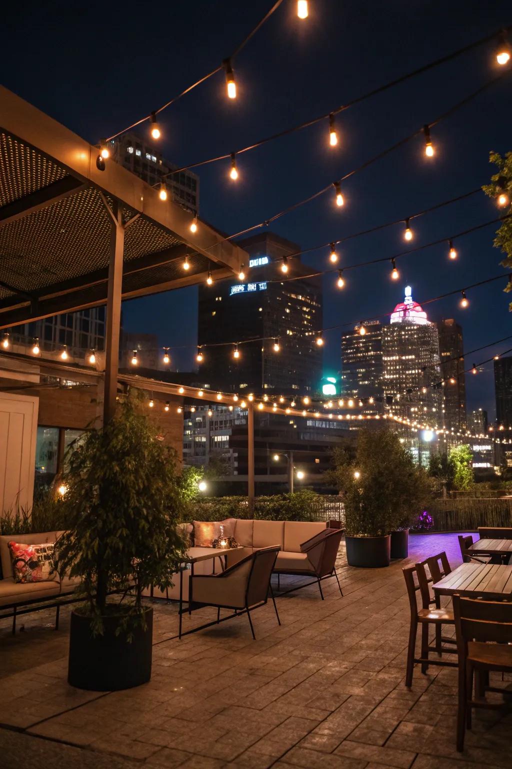 Create a magical atmosphere with ambient lighting.