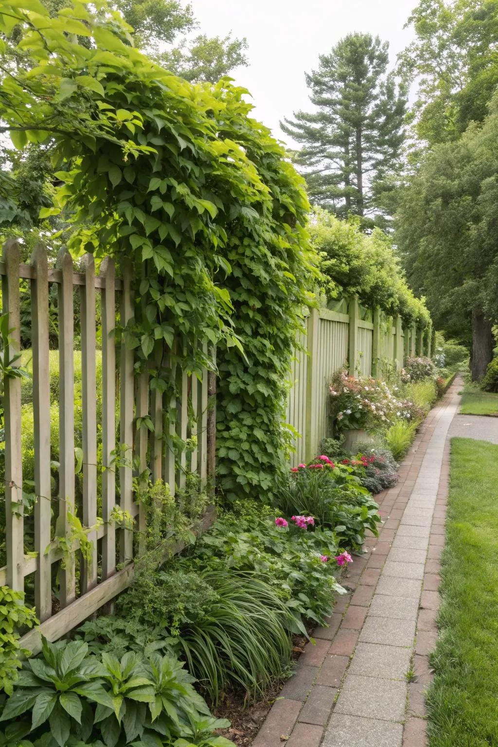 Green wall fences offer a living, breathing touch of nature.